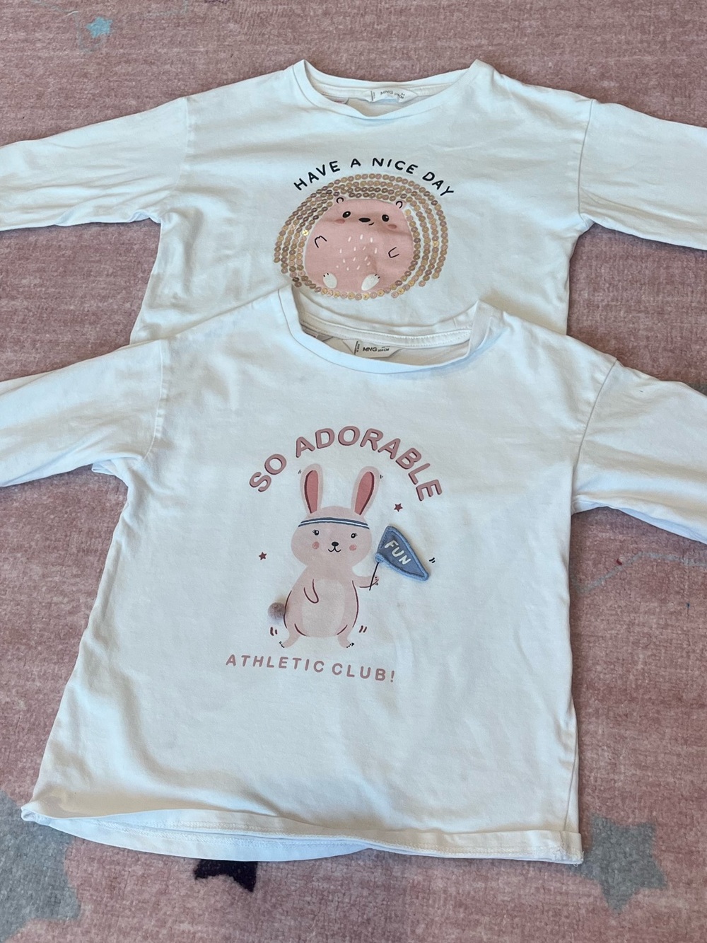 Mango White Long-Sleeve Tee bundle